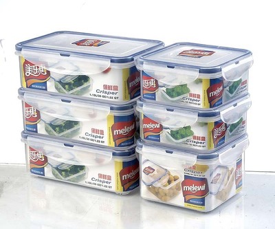 【廠家批發(fā)定做2014年創(chuàng)意新款塑料保鮮盒六件套 禮品促銷鎖扣飯盒】?jī)r(jià)格,廠家,圖片,保鮮盒、飯盒,臺(tái)州市黃巖美都塑膠-